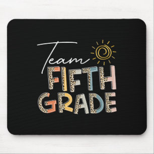 Team Fifth Grade Sunset Byck To School 5th Grade O Mouse Mat