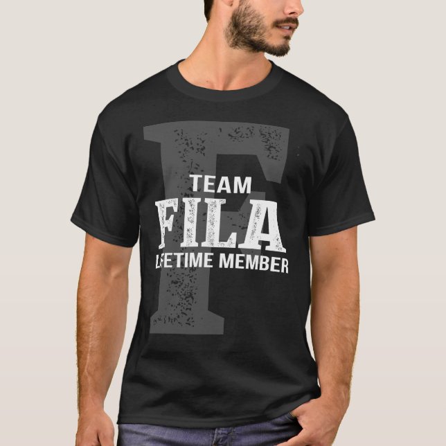 Team FILA Lifetime Member T-Shirt (Front)