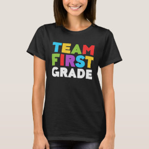 Team First Grade 1st Grade Back To School Gift T-Shirt