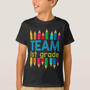 Team First Grade Byck To School 1st Grade Teacher T-Shirt