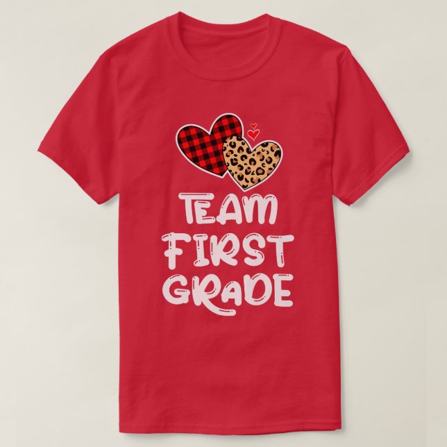 Team First Grade Funny 1st Back To School Teacher  T-Shirt (Design Front)