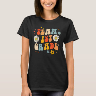 Team First Grade Groovy Wavy , 1st Grade Back To S T-Shirt