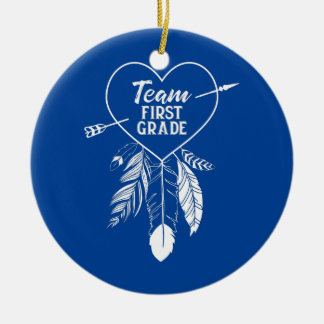 Team First Grade Student Teacher Last Day Back to Ceramic Tree Decoration