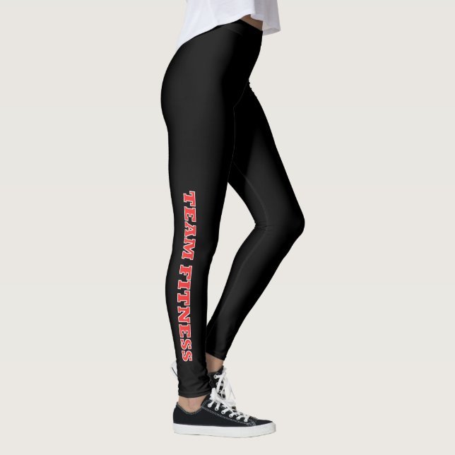"TEAM FITNESS" LEGGINGS (Right)
