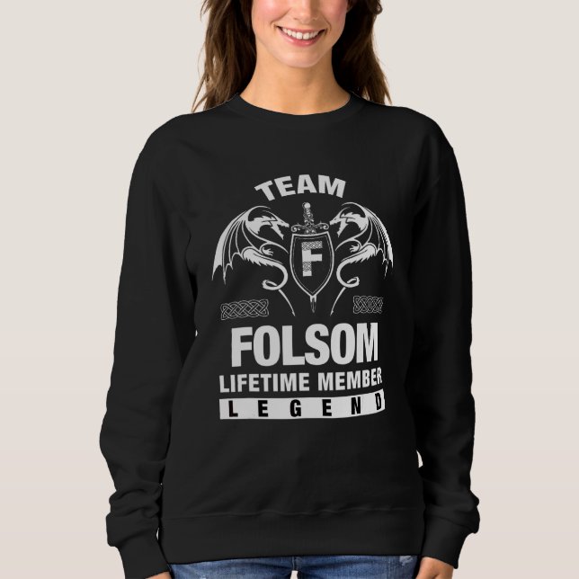 Team Folsom Lifetime Member   Sweatshirt (Front)