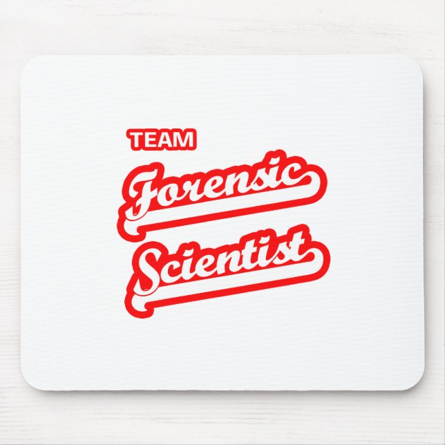 Team Forensic Scientist Mouse Mat (Front)