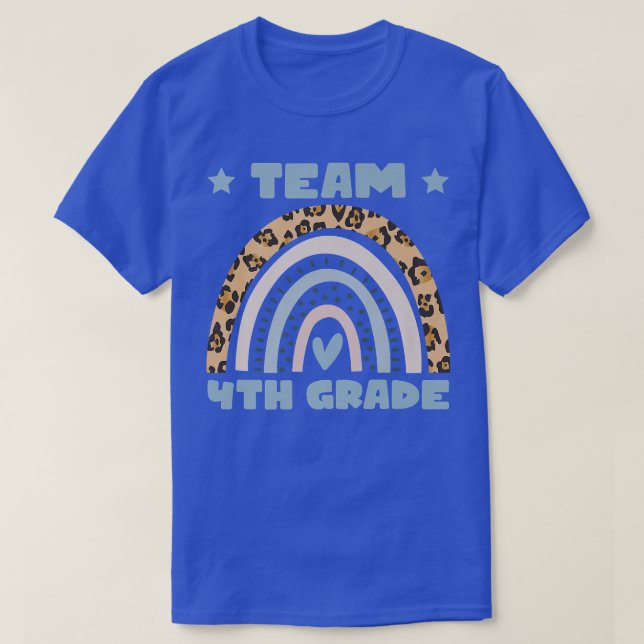Team Fourth Grade Back To School Teacher Student K T-Shirt (Design Front)