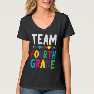 Team Fourth Grade Back To School Teachers T-Shirt