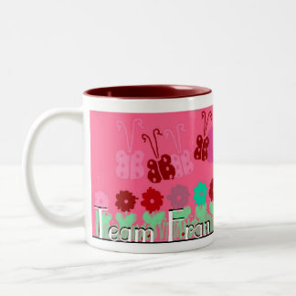 Team Fran Butterfly Mug