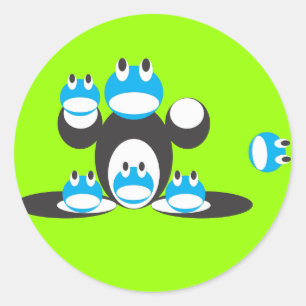 Team frog - sticker