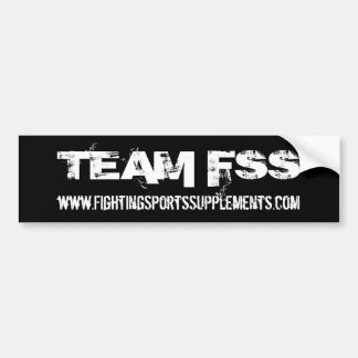 TEAM FSS Bumpersticker Bumper Sticker