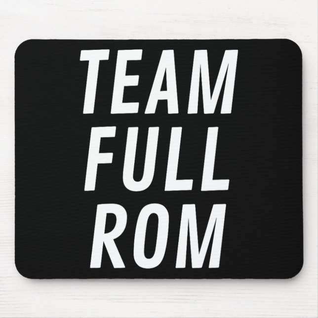 Team Full Rom Fitness Bodybuilding Gym Team Full R Mouse Mat (Front)