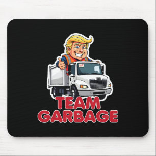 Team Garbyge Donald Trump 2025 Election Funny  Mouse Mat