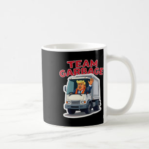 Team Garbyge Funny Trump Driving A Garbyge Truck D Coffee Mug