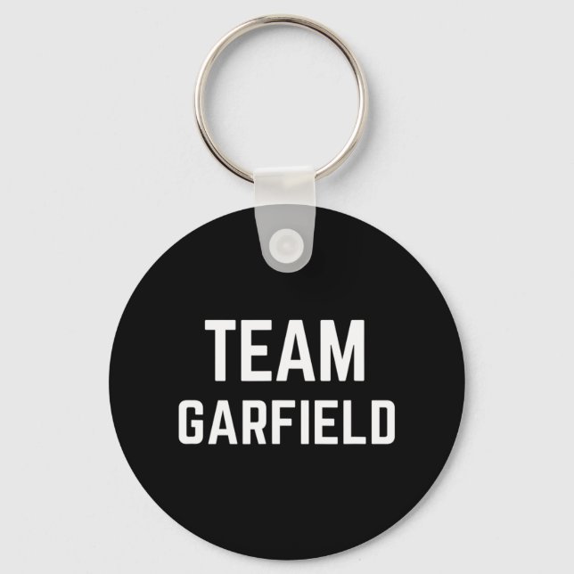 TEAM Garfield  Friend, Family Fan Club Support  Key Ring (Front)