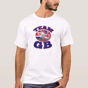 team gb great britain runner track and field T-Shirt