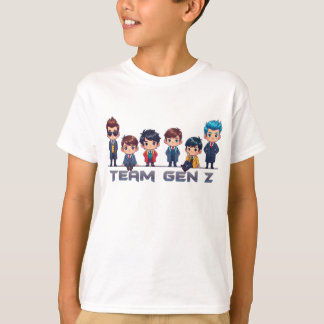 "Team Gen Z"-design by Maaya Prints, Boys' T-Shirt