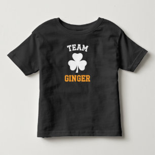 Team Ginger Red Head Funny Irish St Patrick's Day Toddler T-Shirt