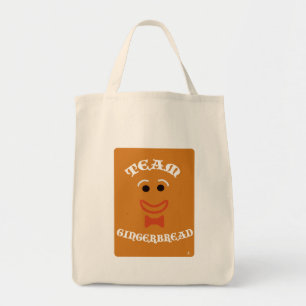 Team Gingerbread Funny Christmas Motto Design Tote Bag