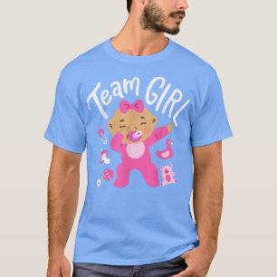 Team Girl Gender Reveal Dabbing T-Shirt