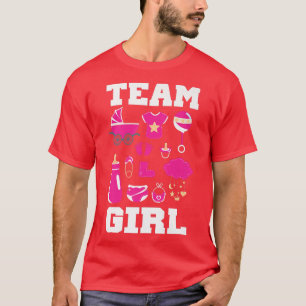Team Girl Gender Reveal Party Team Girl (2) T-Shirt