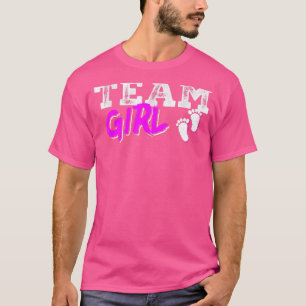 Team Girl Gender Reveal Party Team Pink Baby Annou T-Shirt