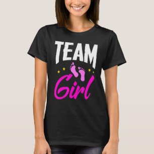 Team Girl Gender Reveal Party Team Pink Baby Annou T-Shirt