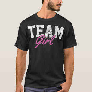 Team Girl Gender Reveal Party Vintage T-Shirt