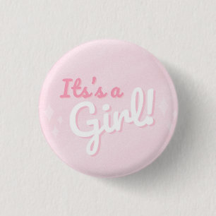 Team Girl Gender Reveal Pin