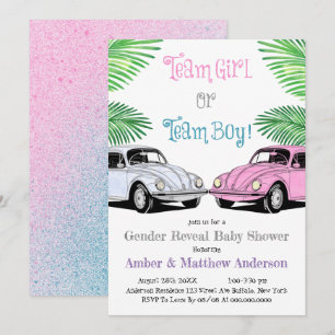 Team Girl Or Team Boy Gender Reveal Baby Shower