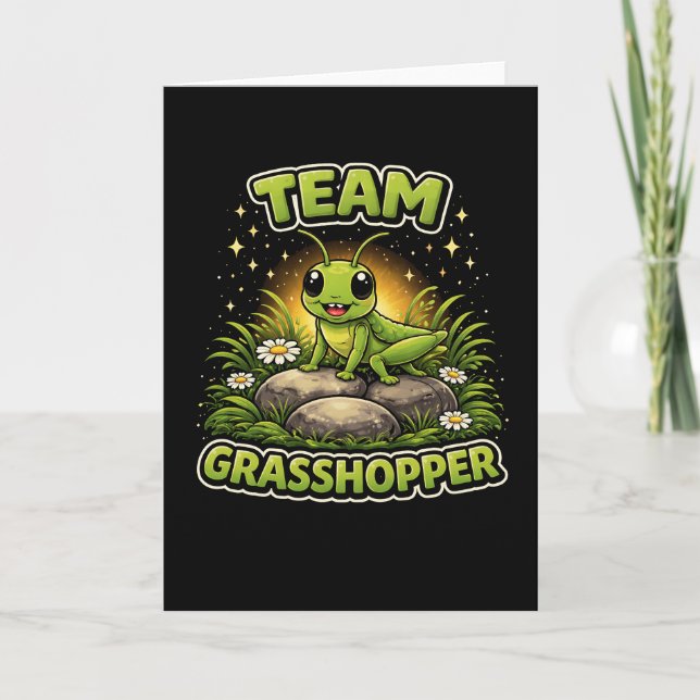Team Grasshopper Holiday Card (Front)