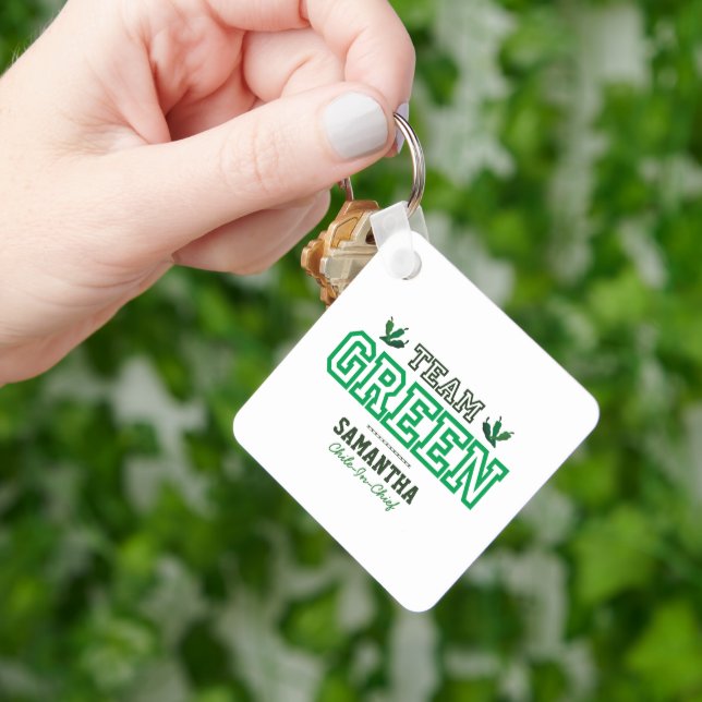 TEAM GREEN Member Key Ring (Hand)