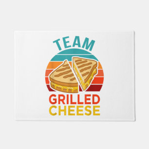 Team Grilled Cheese Funny Sandwich Lover Graphic Doormat