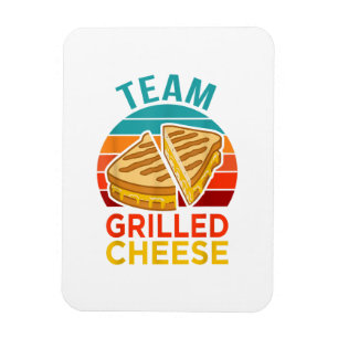 Team Grilled Cheese Funny Sandwich Lover Graphic Magnet