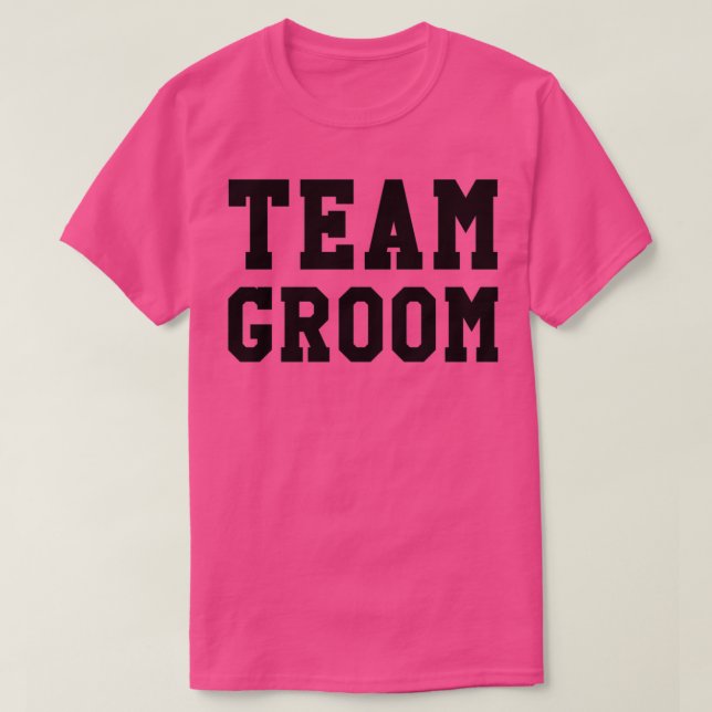 Team Groom 13 T-Shirt (Design Front)