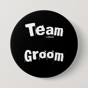 Team Groom 7.5 Cm Round Badge