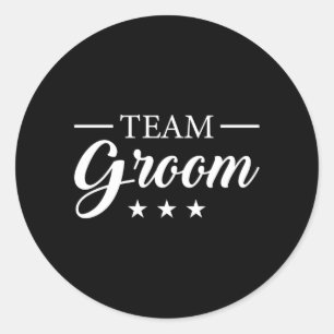 Team Groom Bachelor Party Team Groom Performance Classic Round Sticker