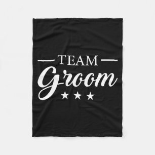 Team Groom Bachelor Party Team Groom Performance Fleece Blanket