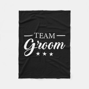 Team groom bachelor party team groom performance fleece blanket