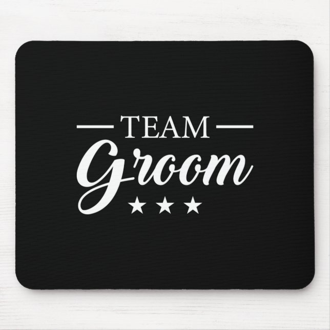 Team groom bachelor party team groom performance  mouse mat (Front)