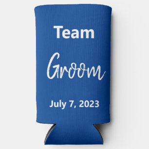 Team Groom - Bachelor Party - Wedding Favours Seltzer Can Cooler