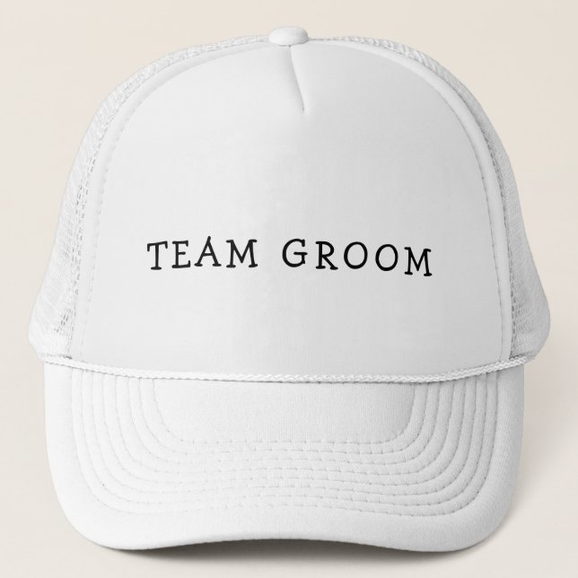 TEAM GROOM BACHELOR TUCKER HAT (Front)