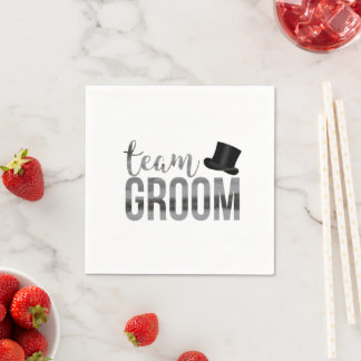Team Groom, best man Napkin