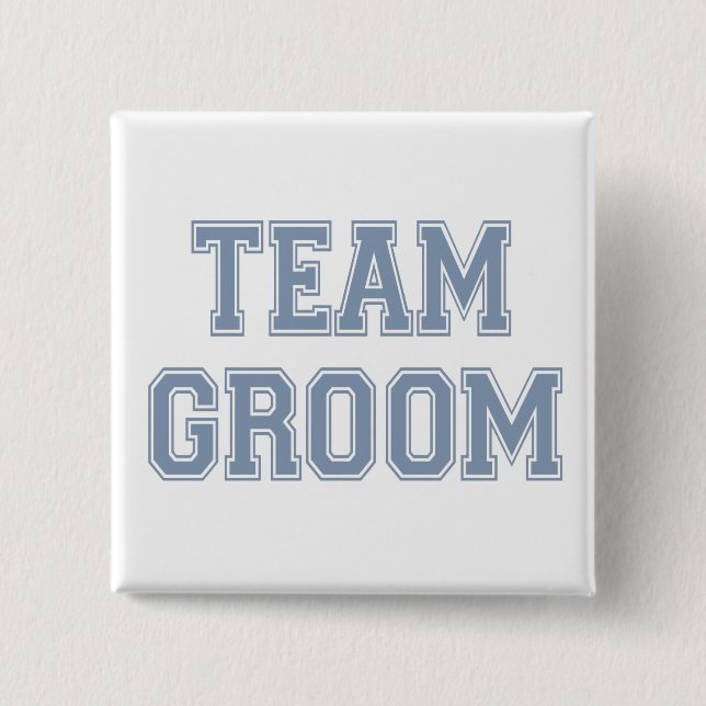 Team Groom button (Front)