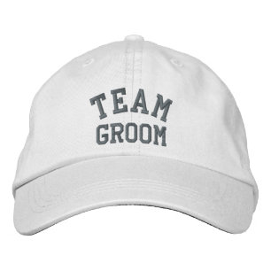 Team Groom Embroidered Hat