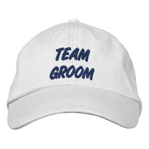 Team Groom Embroidered Hat