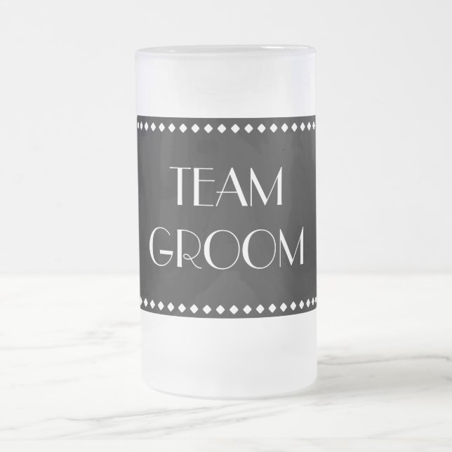 Team Groom Frosted Mug (Center)
