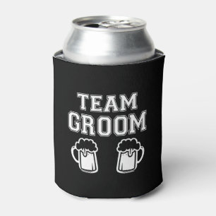 Team Groom funny Groomsman funny bachelor party Can Cooler