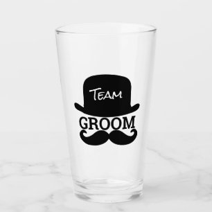 Team Groom Glass