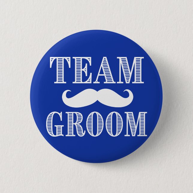 Team Groom Groomsmen button (Front)